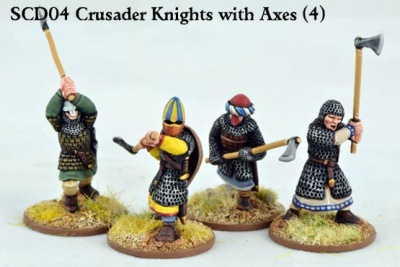 Crusader Knights with Double Handed Axes