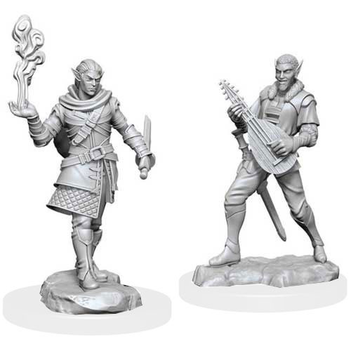 Pallid Elf Rogue and Bard Male (2)