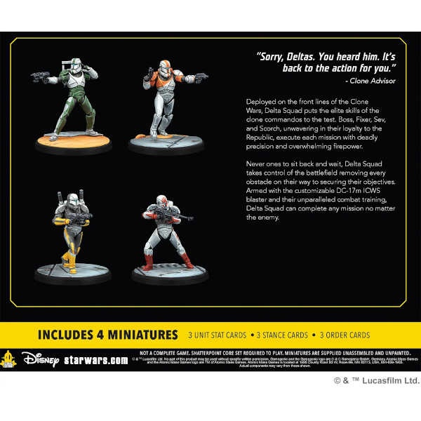 SW: SP - Delta Squad, Form Up Squad Pack