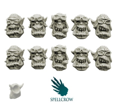 Orks Storm Flying Squadron Heads #2 (10)