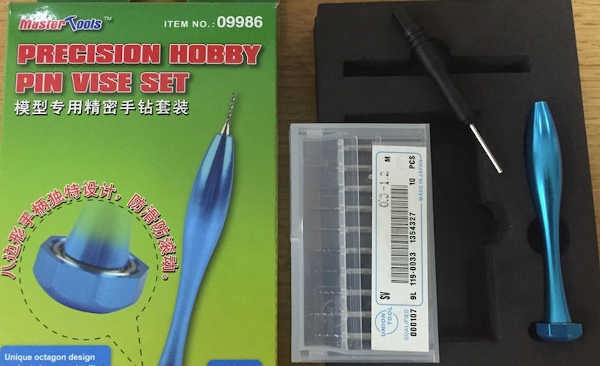 Precision Hobby Pin Vise Set (0.3-1.2mm)