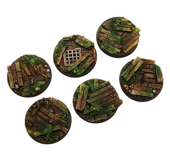 Wood Bases, Round 40mm (2)