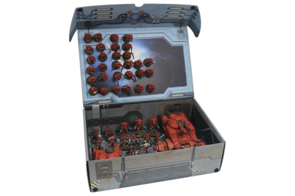 Strike Force Box mit 2 Metallplatten (SciFi)