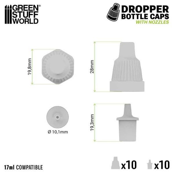 Standard nozzles and caps (10)