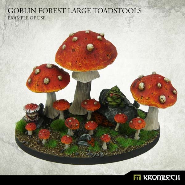 Goblin Forest Large Toadstools (3)