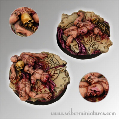 Chaos Carnage 40 mm round bases