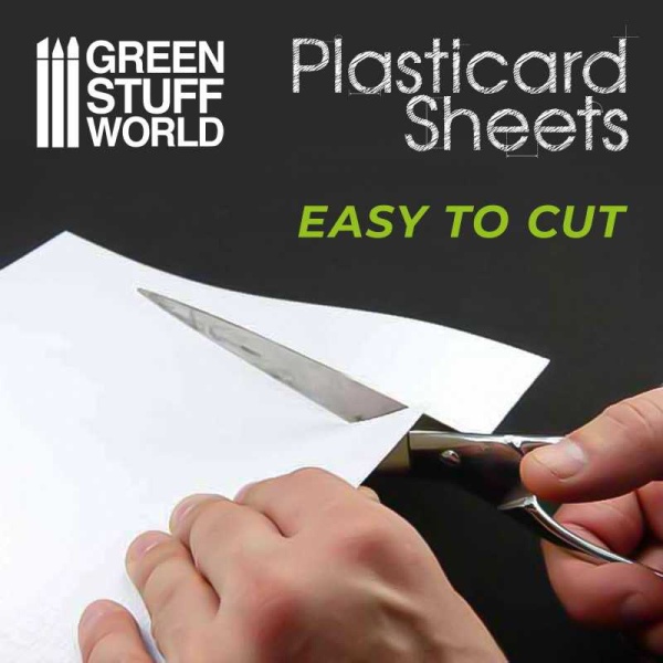 Styrene sheets 1,5 mm Pack x3