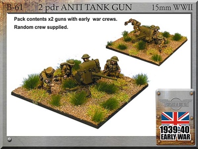 2pdr anti-tank guns (2)