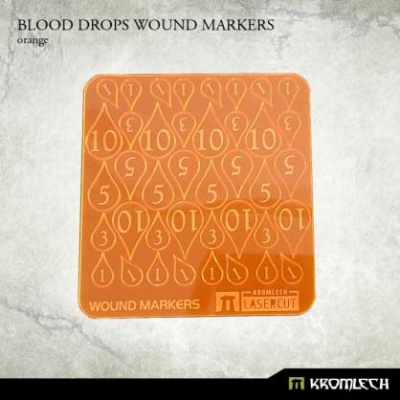 Blood Drops Wound Markers [orange]