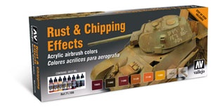 Model Air Set Rust & Chipping Effects Set (8)