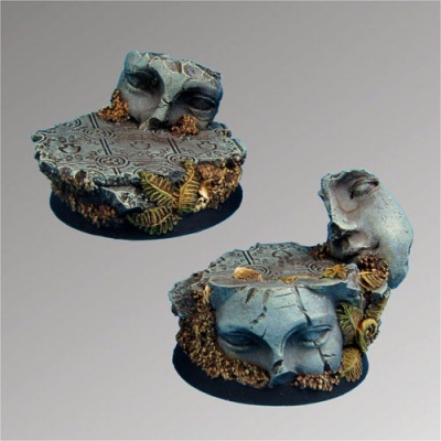 Ancient Ruins 40 mm round bases set 2