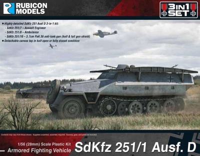 SdKfz 251D 3-in-1 Set 1