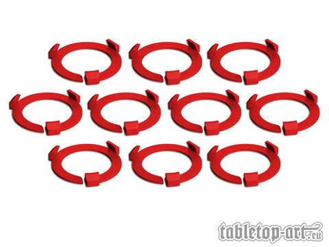 Squad Marker - 32mm Red (10)