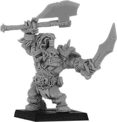 Brazhag, Orc Warlord with Two Weapons