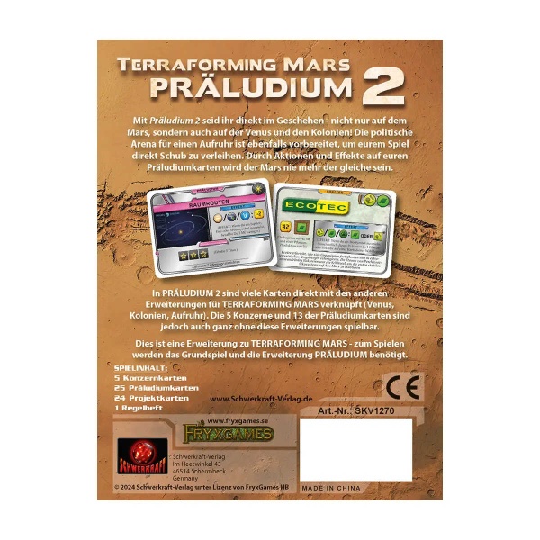 Terraforming Mars: Präludium 2