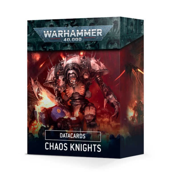 Datacards: Chaos Knights ENGLISCH