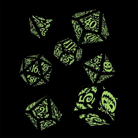 Halloween Pumpkin - Jack O'Lantern Dice Set