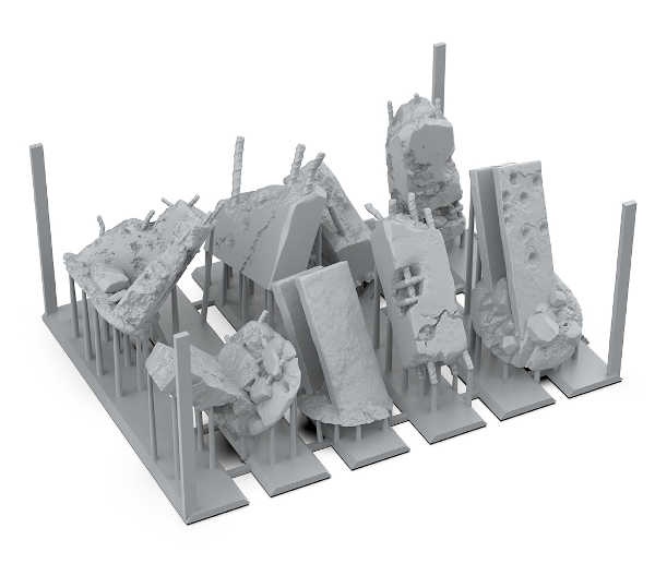 AK Basing Bits - CONCRETE RUINS