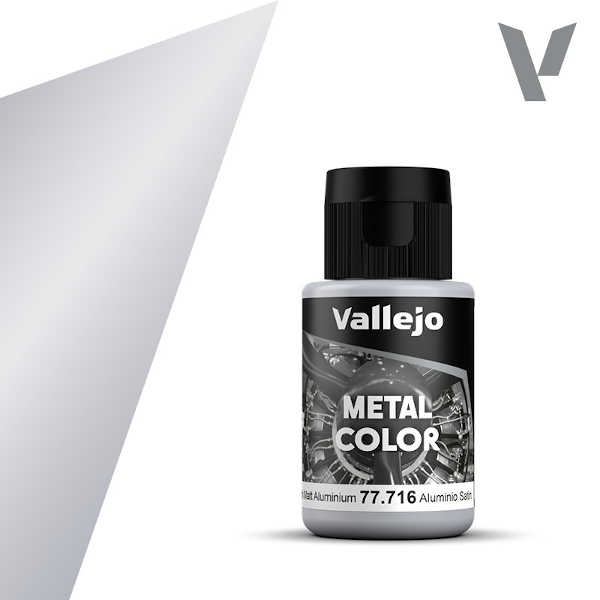 Vallejo Metal Color 716 Semi Matte Aluminium (32ml)