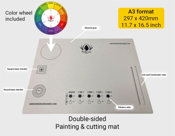RGG Painting Mat A3 - Cut resistant