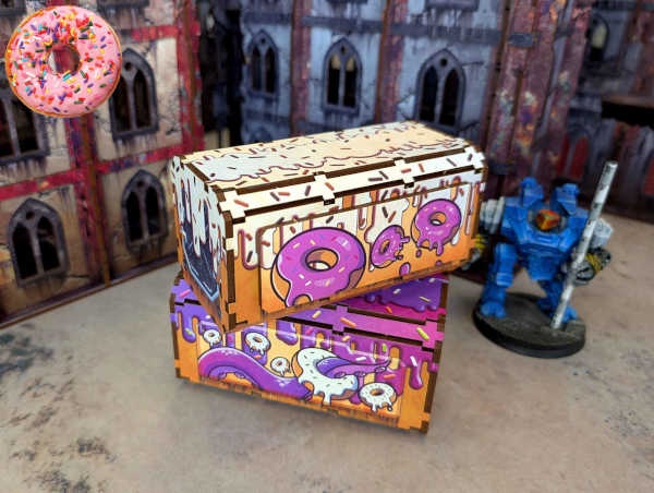 Imperial Donut WTC Containers (2) PREPAINTED