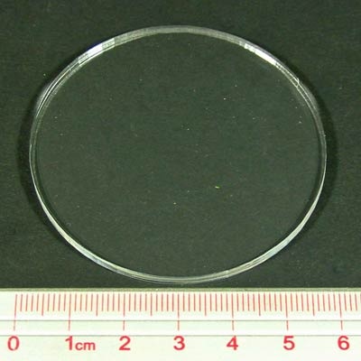 Clear Miniature Base, Circular 60x1.5mm