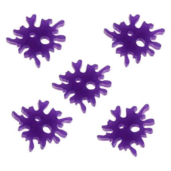 Blood Splat Tokens, Purple (5)
