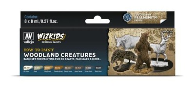 Vallejo Wizkids Premium: Woodland Creatures (8ml) (8)