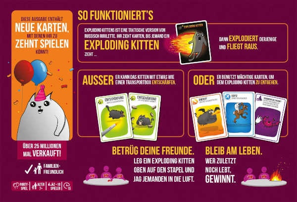 Exploding Kittens Party-Pack