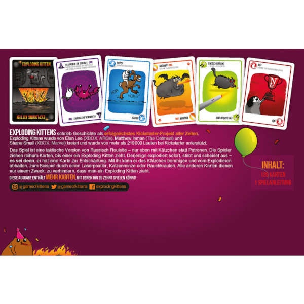 Exploding Kittens Party Pack Battlefield Berlin Shop