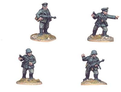 German Infantry Command (4 figs)