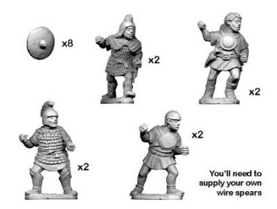 Lusitanian Warriors with Spears (8)