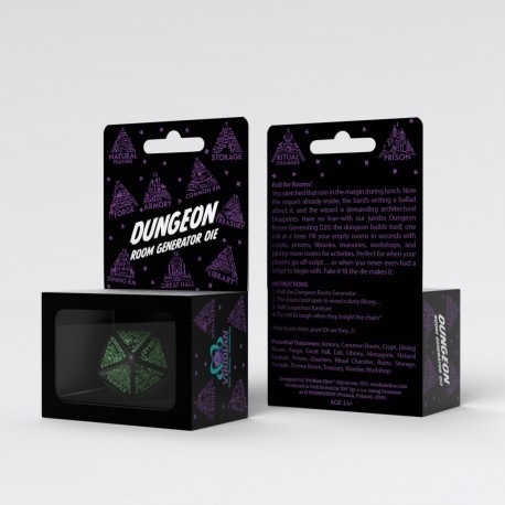 Dungeon Generator Die: Black&Green