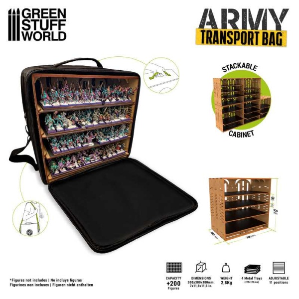 Magnetic Army Transport Bag