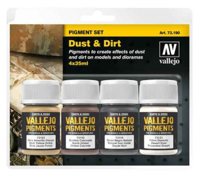 Vallejo Pigment Set "Dust & Dirt" (4)