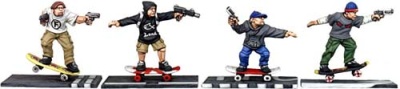 Skateboarders with Guns