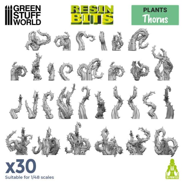 3D printed set - Thorns (30)