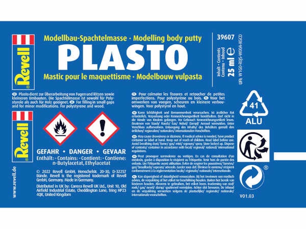 Plasto Spachtelmasse Revell Spachtelmasse für Modellbau