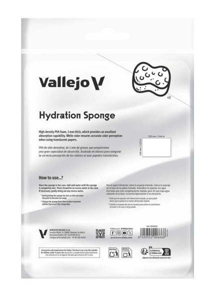 Hydration Sponge wiederverwendbar - Vallejo