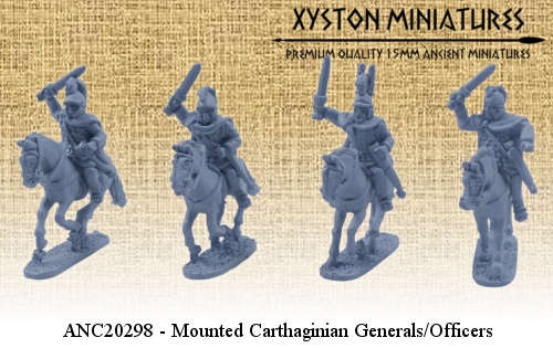 Mounted Carthaginian Generals/Officers