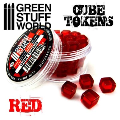 Cube tokens RED