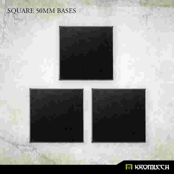 Square 50mm Bases (3) (S)