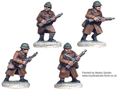 French Infantry with carbines (4 figs)