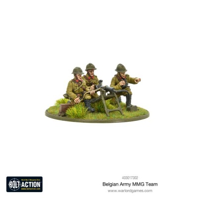 Belgian Army MMG team OOP