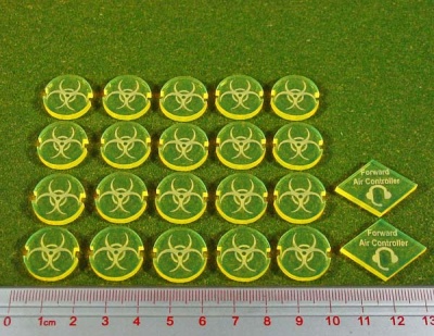 Dropzone, Parasitic Faction, Battle Group Tokens (22)