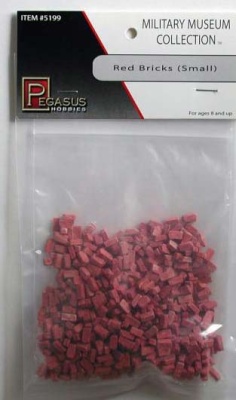 28mm Terrain: Small Red Bricks
