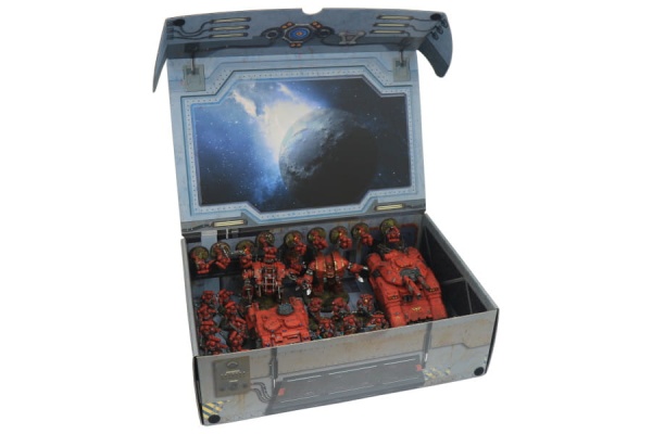Strike Force Box mit zus. Metallplatte Rückseite (SciFi)