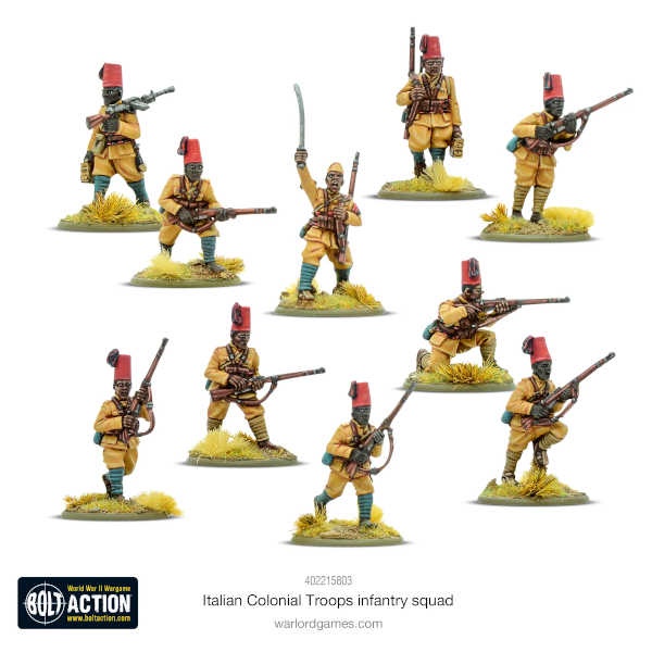 Italian Colonial Troops Infantry Squad (10)