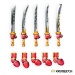 Cyber Samurai Vibro Katanas - Left