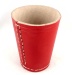 Dice Cup - W&uuml;rfelbecher Leder ROT